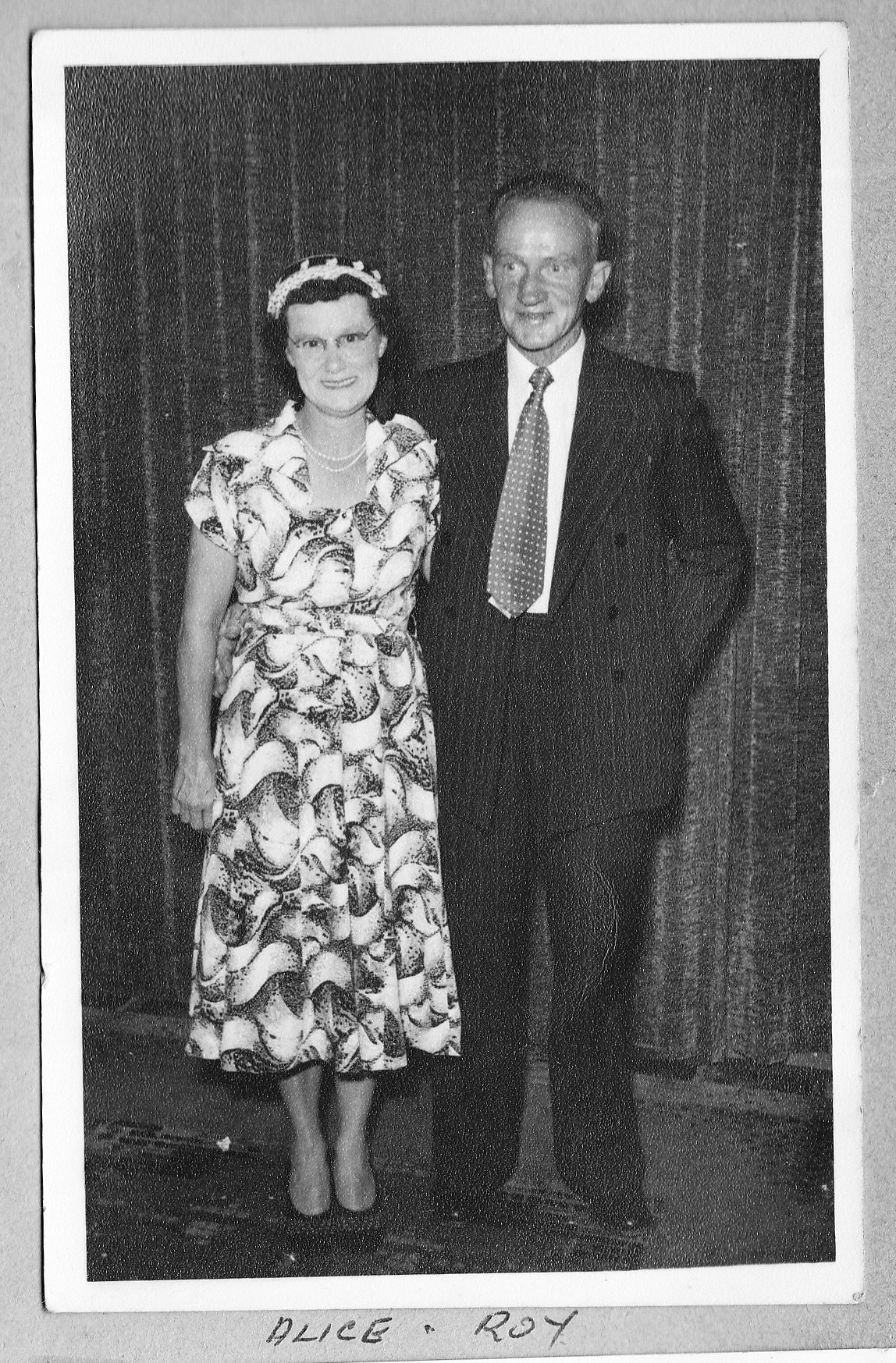 Photo of photos/Ronald Edward Roy McLennan & Alice portrait